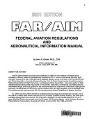 Federal Aviation Regulations and Airmen's Information Manual 2001