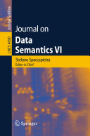 Journal on Data Semantics VI