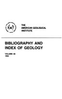 Bibliography and Index of Geology Book