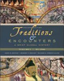 Book Traditions   Encounters  A Brief Global History  Volume I Cover
