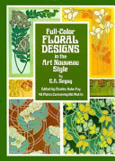 Full color Floral Designs in the Art Nouveau Style