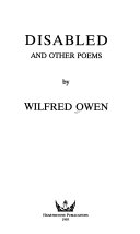 Disabled and Other Poems
