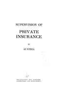 Supervision of Private Insurance in Europe: Austria