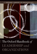The Oxford Handbook of Leadership and Organizations
