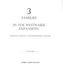 3 Families in the Westward Expansion