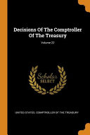 Decisions of the Comptroller of the Treasury;