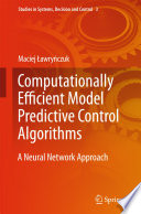 Computationally Efficient Model Predictive Control Algorithms Book