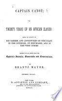 Revelations of a Slave Trader  or  Twenty years adventures of Captain Canot  By Brantz Mayer