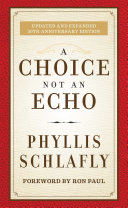 A Choice Not an Echo [Pdf/ePub] eBook