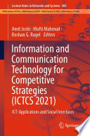Information and Communication Technology for Competitive Strategies  ICTCS 2021 