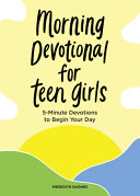 Morning Devotional for Teen Girls Book
