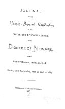 Journal of the ... Annual Convention, Diocese of Newark