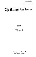 The Malayan Law Journal