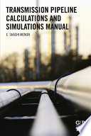 Book Transmission Pipeline Calculations and Simulations Manual Cover