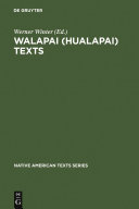 Walapai  Hualapai  Texts