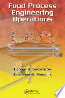 Food Process Engineering Operations Book