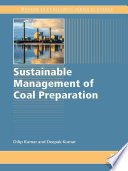 Book Sustainable Management of Coal Preparation Cover