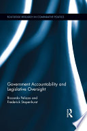 Government Accountability And Legislative Oversight