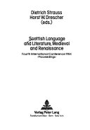 Scottish Language and Literature, Medieval and Renaissance