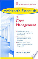 Architect's Essentials of Cost Management