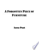 A Forgotten Piece of Furniture