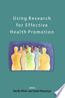 Using Research for Effective Health Promotion Book