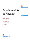 Fundamentals of Physics  Part 2  Chapters 12 20 