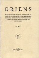 Oriens , Volume 33 Volume 33