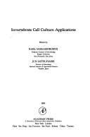 Invertebrate Cell Culture Applications Book