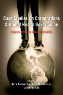 Case Studies on Corporations and Global Health Governance Pdf/ePub eBook