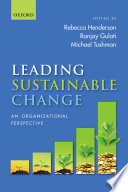 Leading Sustainable Change