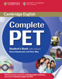 Complete PET Student s Book with Answers with CD ROM