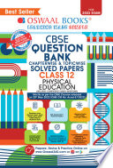 Oswaal CBSE Chapterwise   Topicwise Question Bank Class 12 Physical Education Book  For 2023 Exam  Book PDF