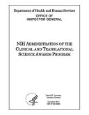 Nih Administration of the Clinical and Translational Science Awards Program.