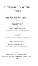 The Works of Virgil: Last six books of the Aeneid. 3d ed. rev. 1883