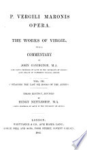 The Works of Virgil  Last six books of the Aeneid  3d ed  rev  1883