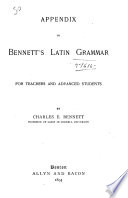 A Latin Grammar Book