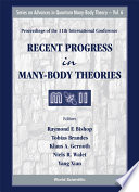 Recent Progress in Many Body Theories Book