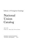 National Union Catalog