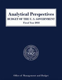 Analytical Perspectives  Budget of the U  S  Government Fiscal Year 2018