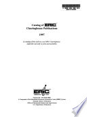 Catalog of ERIC Clearinghouse Publications