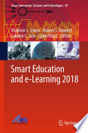 Smart Education and e Learning 2018