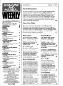 Economic and Political Weekly