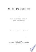 Miss Prudence Book