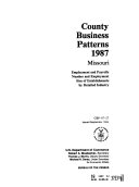 County Business Patterns, Missouri