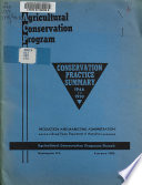 Agricultural Conservation Program