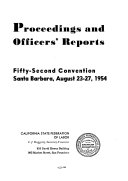 Proceedings and Officers  Reports of the 1st 56th Convention