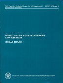 World List of Aquatic Sciences and Fisheries Serial Titles