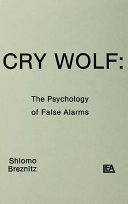 Cry Wolf Book S. Breznitz