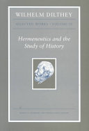 Hermeneutics and the Study of History